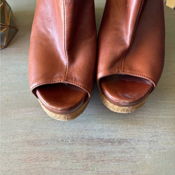 Jeffery Campbell Virgo Leather Espadrille Wedge - Picture 10 of 12